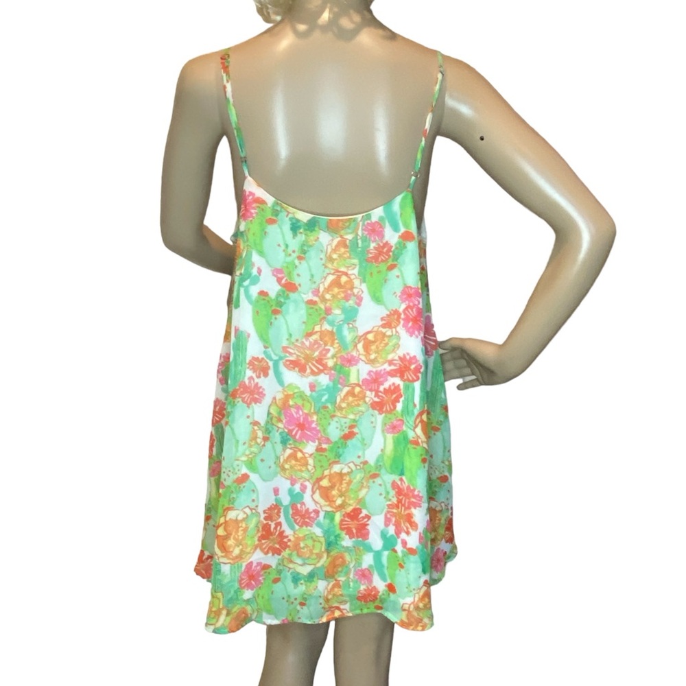 Show Me Your MuMu Circus Mini Dress Loose Cactus Cooler Pink Green Sz Small VGC - Picture 8 of 9